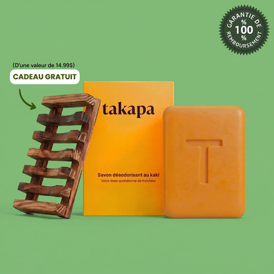 Takapa Savon désodorisant au kaki
